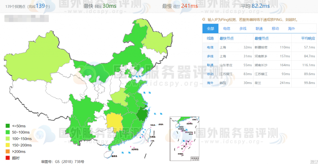 RAKsmart日本大带宽服务器速度测试