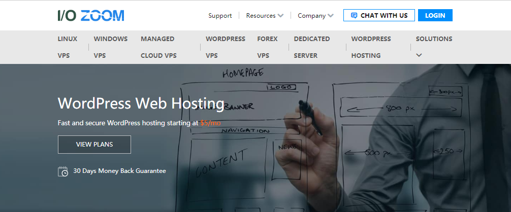 IOZoom WordPress主机的介绍