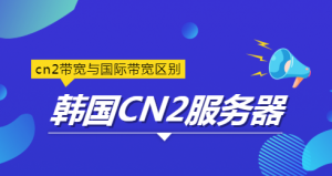 韩国CN2服务器带宽与国际带宽的区别优势
