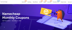Namecheap十二月热门优惠码更新汇总