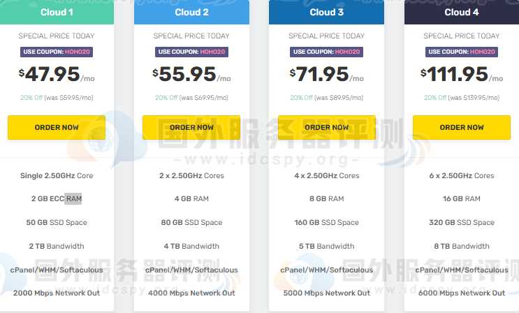 FastComet VPS主机可享20%折扣