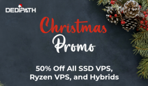 DediPath圣诞狂欢 国外VPS主机全场五折促销