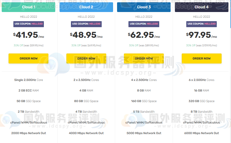 FastComet云VPS主机可享30%折扣