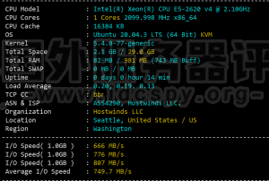 Hostwinds怎么样？Hostwinds美国VPS西雅图机房综合评测