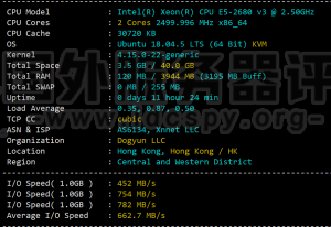 HostKvm香港CN2 VPS主机速度和性能评测