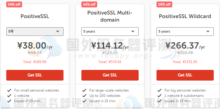 SSL证书高达17%的折扣