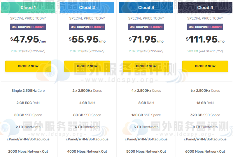 FastComet VPS云主机20%折扣