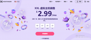 Hostinger多合一虚拟主机热销 低至仅需$2.99/月！