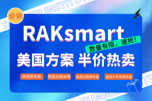 RAKsmart惊爆促销 爆款服务器产品半价抢购