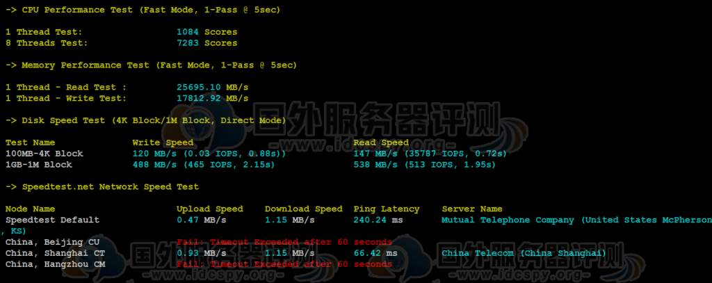 Megalayer新加坡服务器速度和性能综合评测