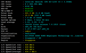 Megalayer新加坡服务器速度和性能综合评测