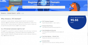 Namecheap开启域名活动 .xyz域名仅需¥6.66/年