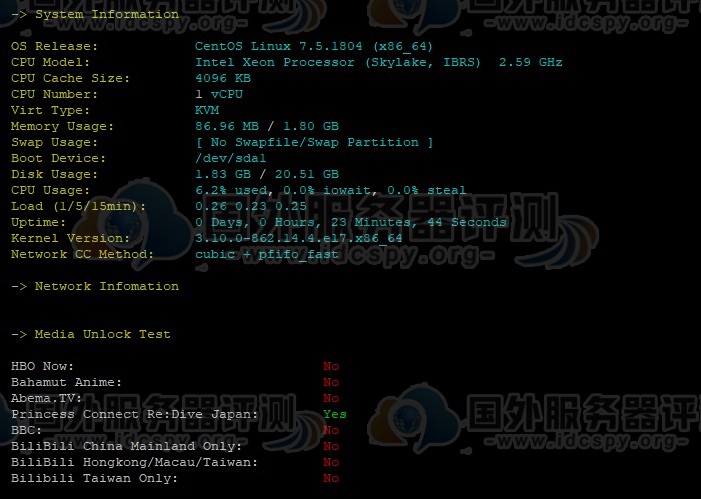 Hostens Linux VPS SMALL系列性能速度评测