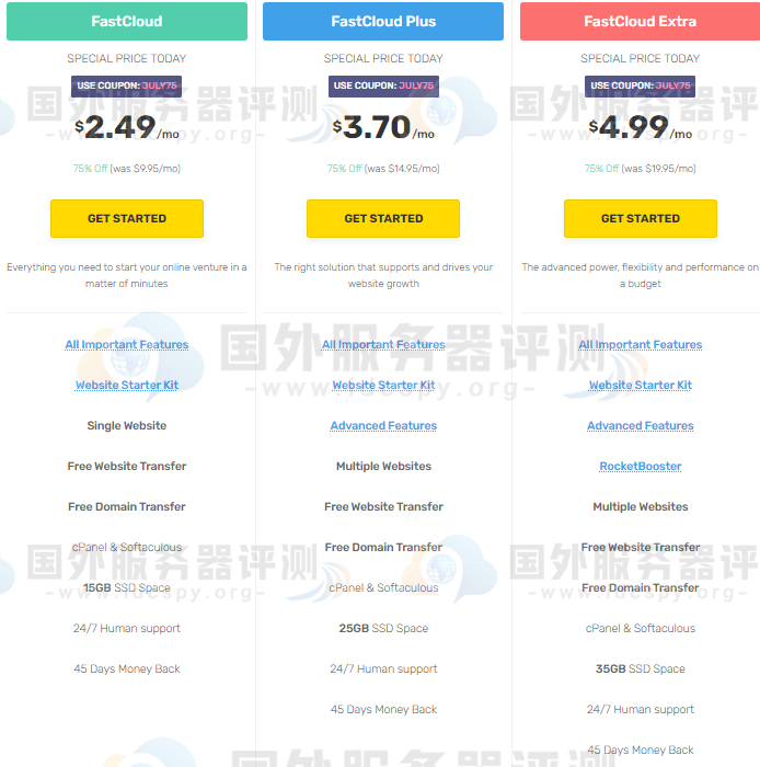 FastComet虚拟主机全场75%折扣