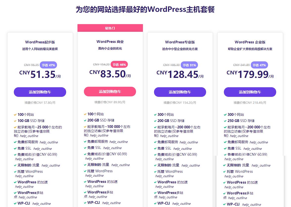 性价比高的Hostinger WordPress主机套餐推荐