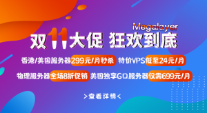Megalayer2022双11促销活动 入门级VPS低至24元/月