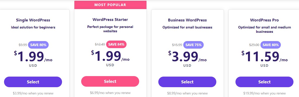 Hostinger网络星期一大促 WordPress主机一月仅需$1.79