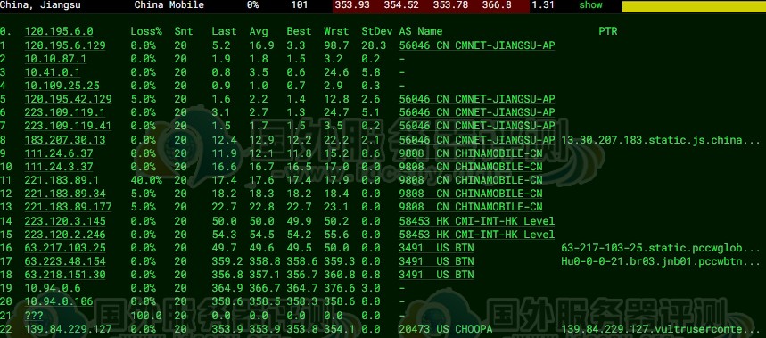 Vultr南非约翰内斯堡VPS速度性能综合评测