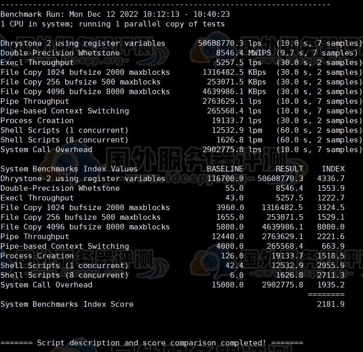 Vultr南非约翰内斯堡VPS速度性能综合评测