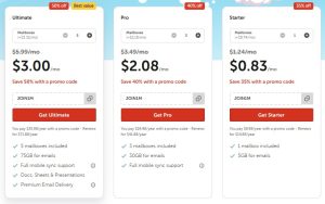 Namecheap企业邮箱钜惠 最高50%折扣 年付低至$3/月