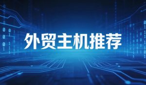 做外贸站用什么虚拟主机