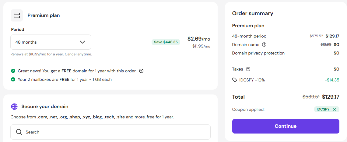Hostinger WordPress