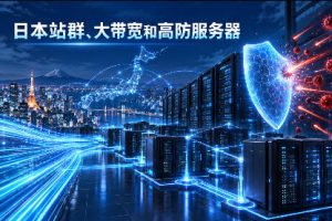 日本站群、大带宽和高防服务器怎么选