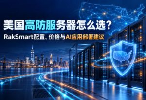美国高防服务器怎么选？RakSmart配置、价格与AI应用部署建议