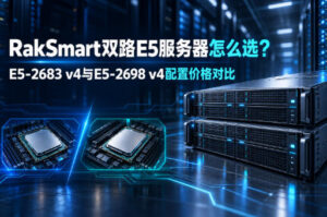 RakSmart双路E5服务器怎么选？E5-2683 v4与E5-2698 v4配置价格对比